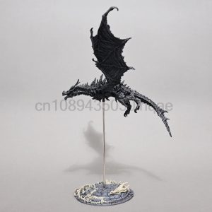 25cm Skyrim Alduin Action Figure – Dragon Collectible Doll, Desktop Ornament & Gift for Kids
