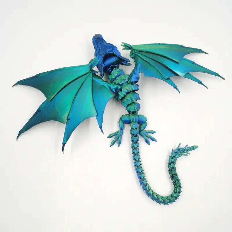 Flying Dragon with Joint Model – Creative Dragon Collectible & Aquarium/Home Decoration - Image 2