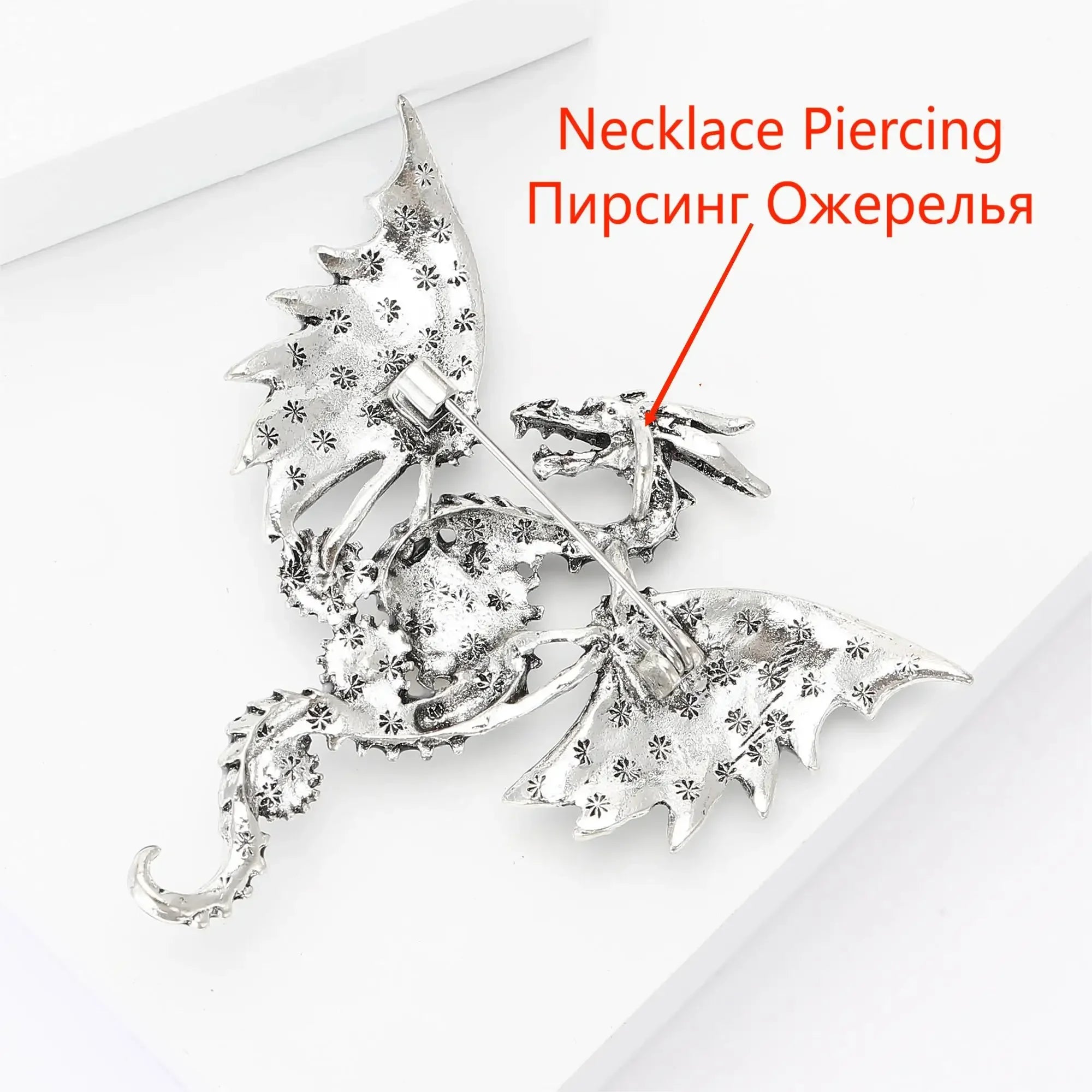 Enamel Mechanical Dragon Pins – Unisex Rhinestone Brooches for Party, Backpack & Clothing Accessories - Image 5