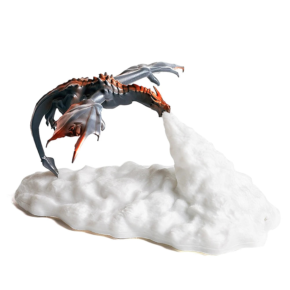 3D Printed Fire/Ice Dragon Night Light – Eye Protection Table Lamp for Kids - Image 7