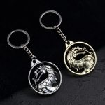 Fashion Vintage Mortal Kombat Dragon Totem Keychain