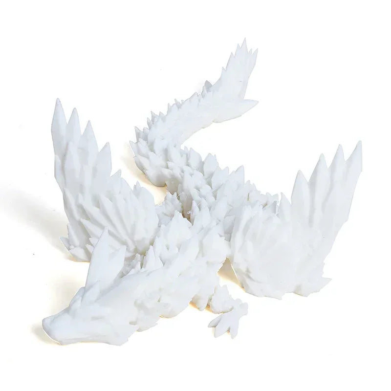 3D Printing Dragon Ornaments Sculpture – Flexible Articulated Dragon Crafts | Creative Kid Interaction Toys & Decorative Figurines - Image 3