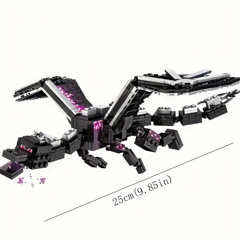 246pcs Black Pixel Dragon - Image 2