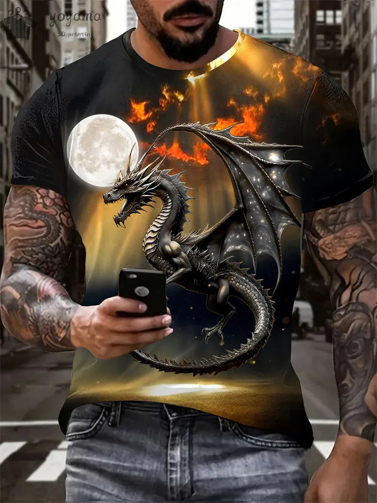 Fashion Personality Menโs T-Shirt - Image 20