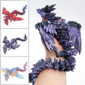 3D Printed Winged Dragon