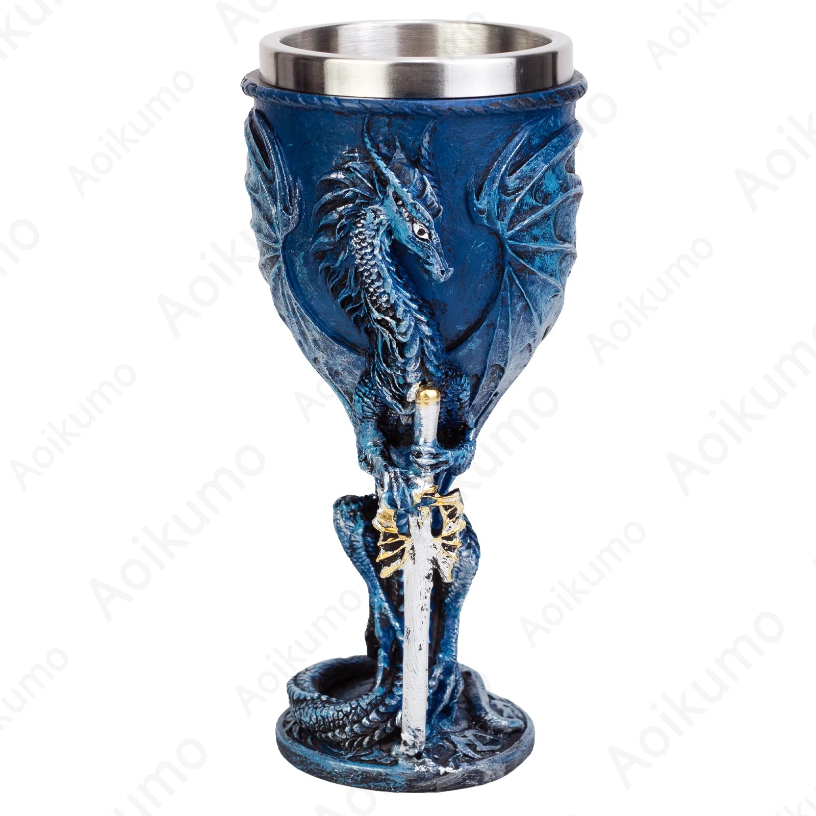 Creative Medieval Dragon Resin Goblet - Image 8