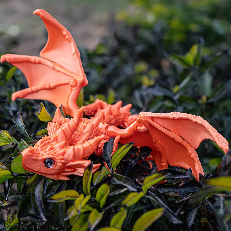 3D Printed Flying Dragon Simulated Craft Ornament – Multi-Jointed Movable Dragon Figures for Home & Desk Decoration - Image 7