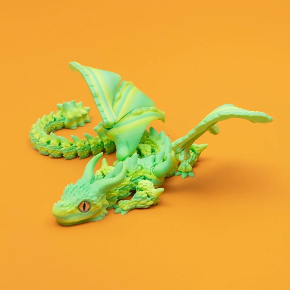 3D Printed Winged Carriage Dragon Figurine - Image 7