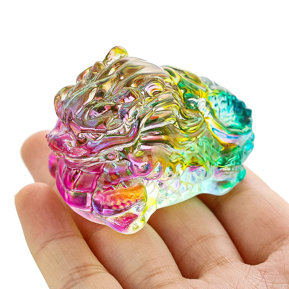 Crystal Dragon Figurine Miniature – Feng Shui Chinese Zodiac Collectible & Home Decor - Image 5