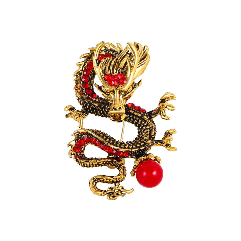 Chinese Dragon Brooch - Image 4