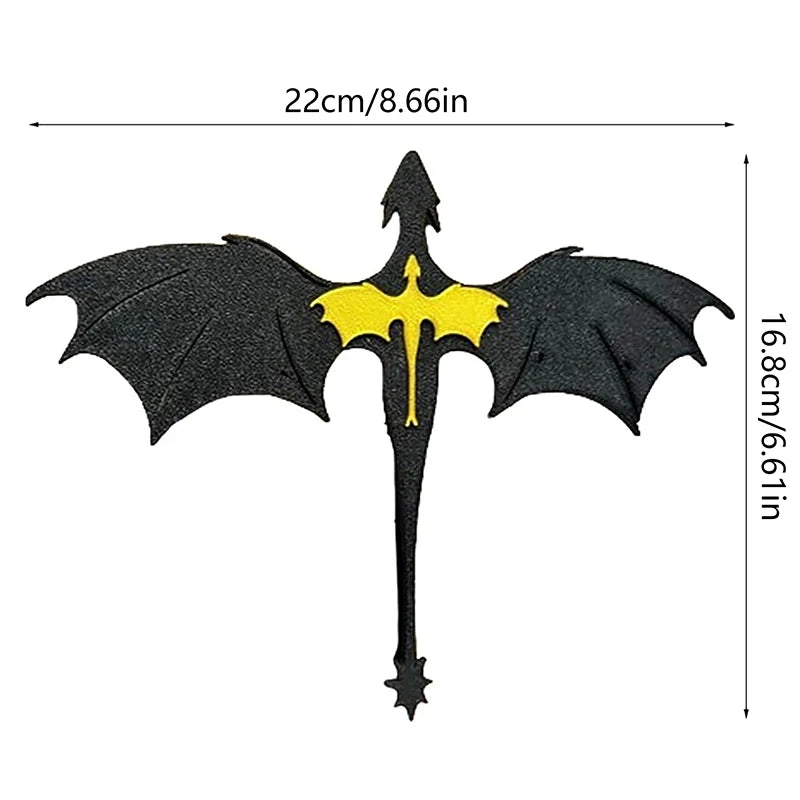 1Pc Bookshelf Decor Dragon Book Insert – Fourth Wing Double Dragon 3D Bookmark & Bookend - Image 6