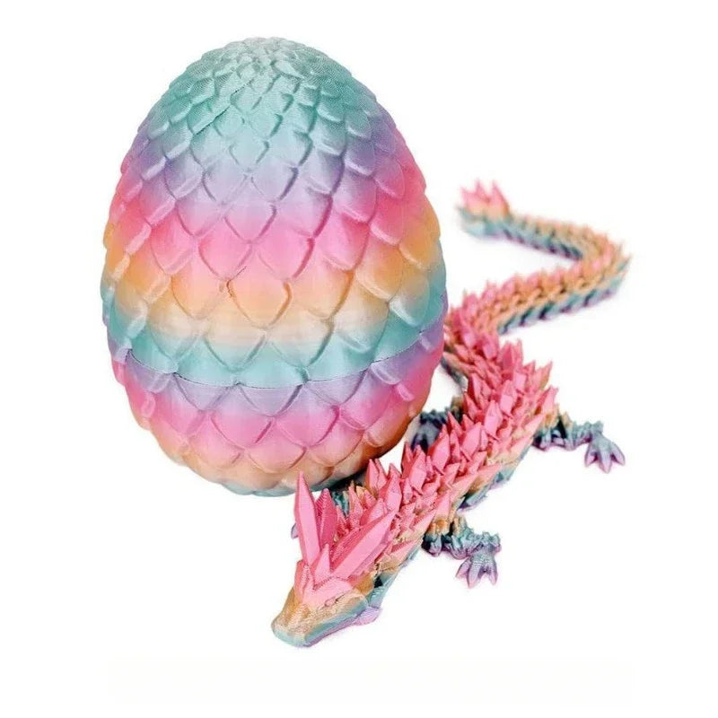 1/2PCS 3D Printed Dragon Egg with Full Articulated Dragon – Movable Desktop Toy & Collectible Ornament - Image 27