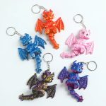 3D Printed Articulated Demon Dragon – Fidget Toy & Desktop Ornament Figurine
