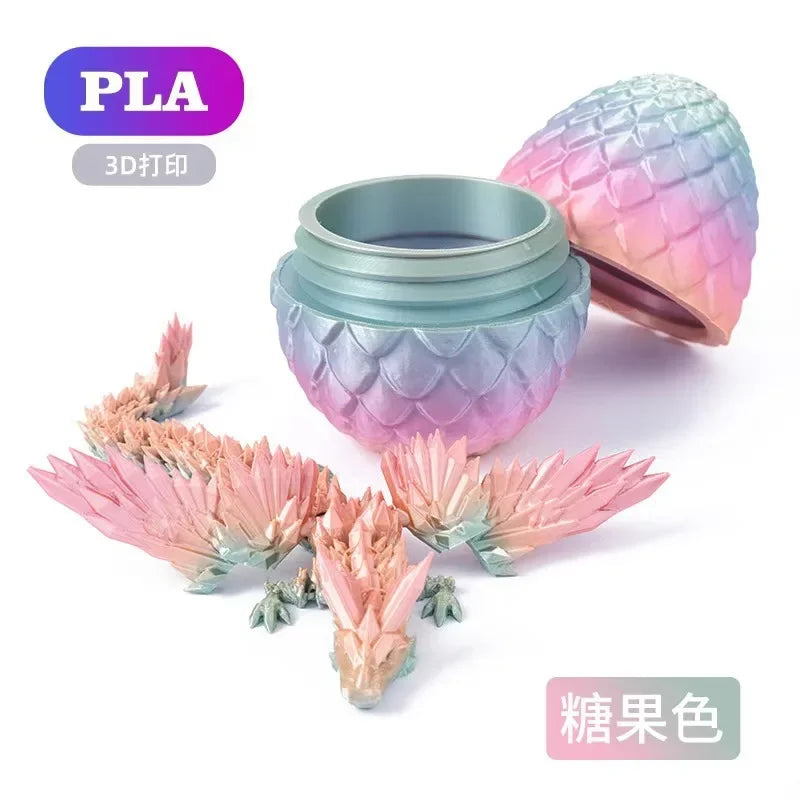 3D Printed Dragon Ornament – Desktop Animal Figurine for Home & Office | Craft Printed Figures Christmas Gifts 2025 New - Image 14