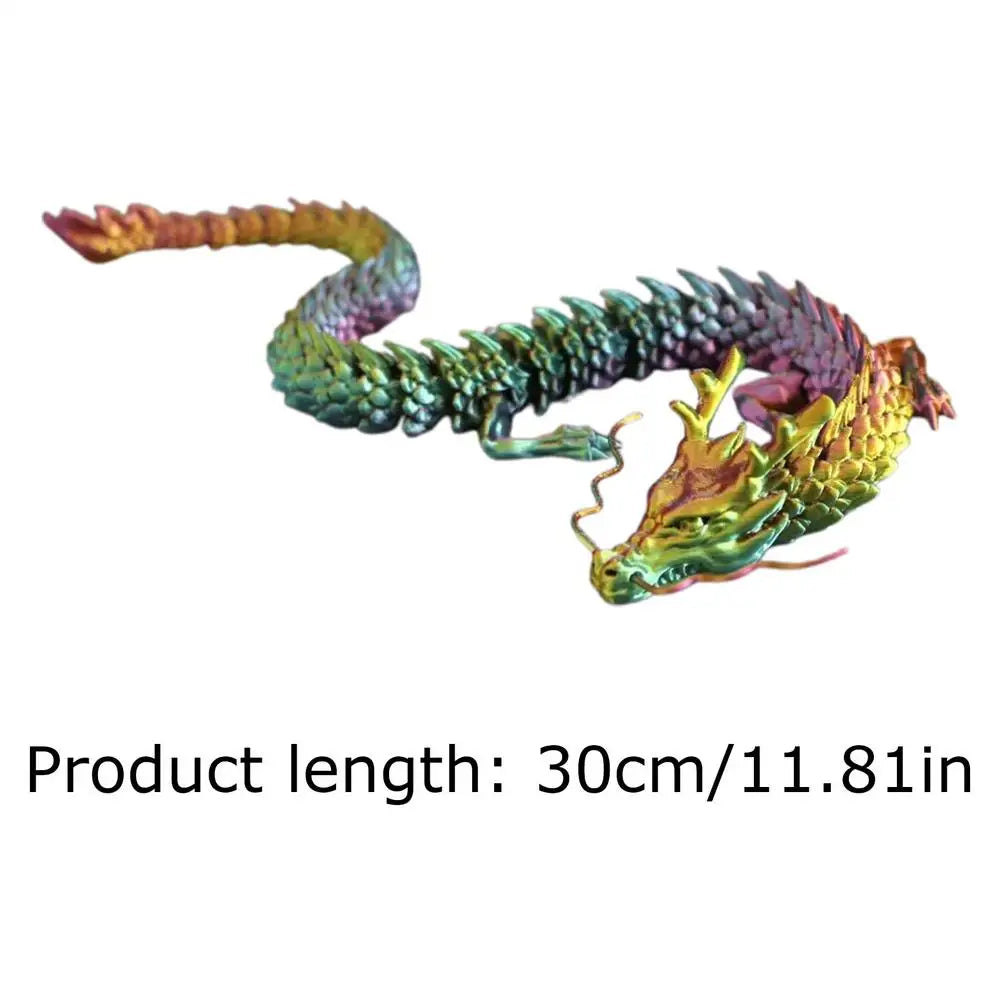 3D Printed Articulated Dragon – Large Flexible Joint Dragon Figurine for Home Decor & Collectors - Image 7