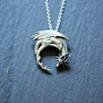 Classic Western Sleeping Dragon Necklace