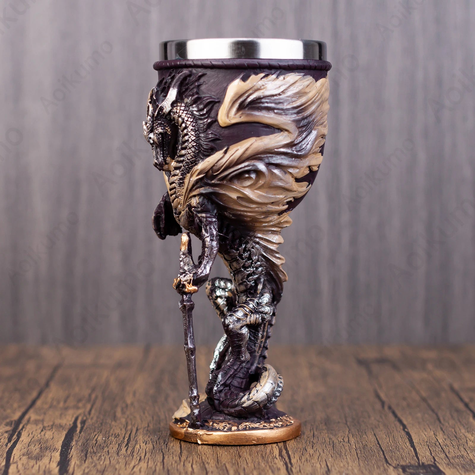 Creative Medieval Dragon Resin Goblet - Image 5