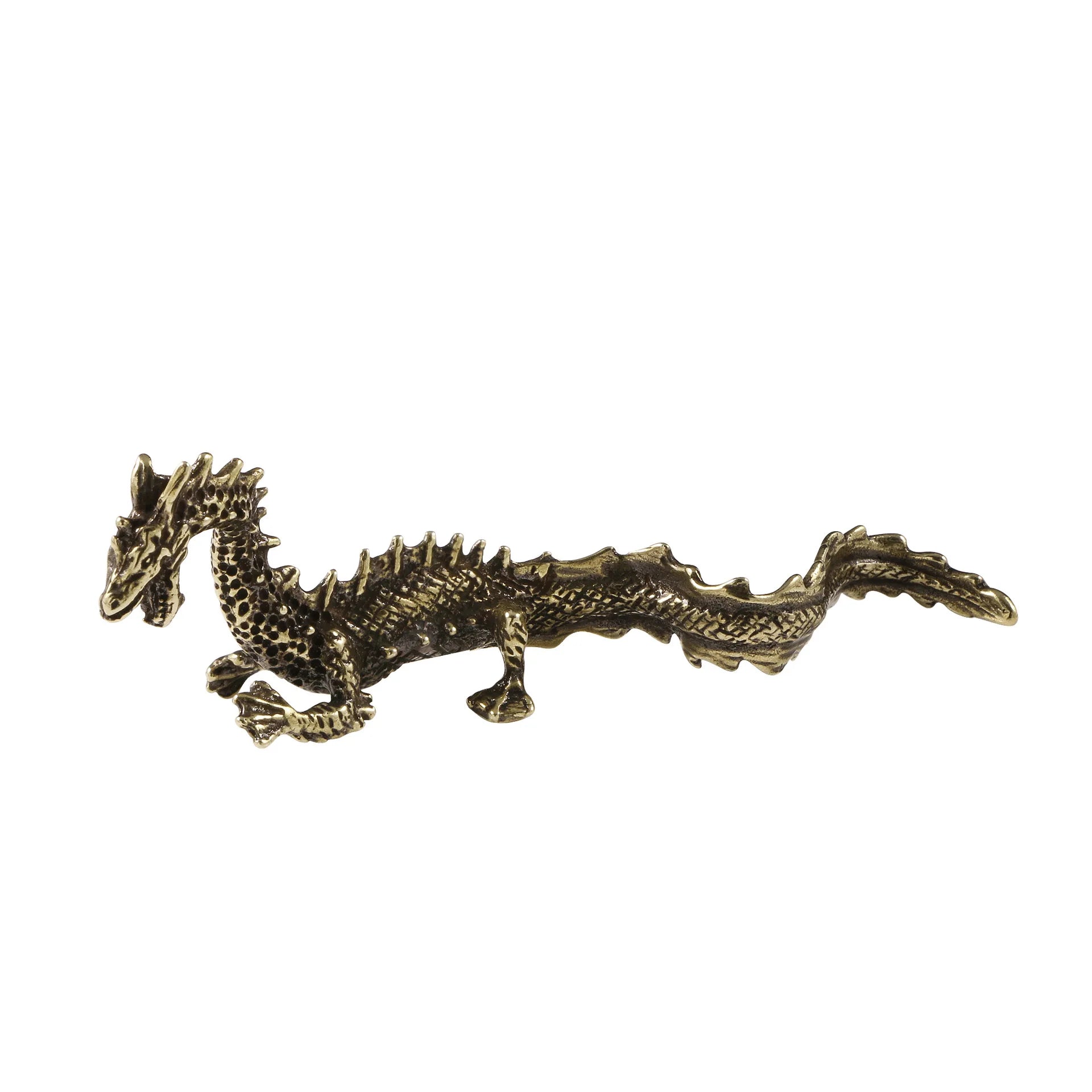 2024 Chinese Zodiac Sign Dragon Flying Desk Decoration – Bronze Antique Tea Pet & Collectible Craft - Image 6