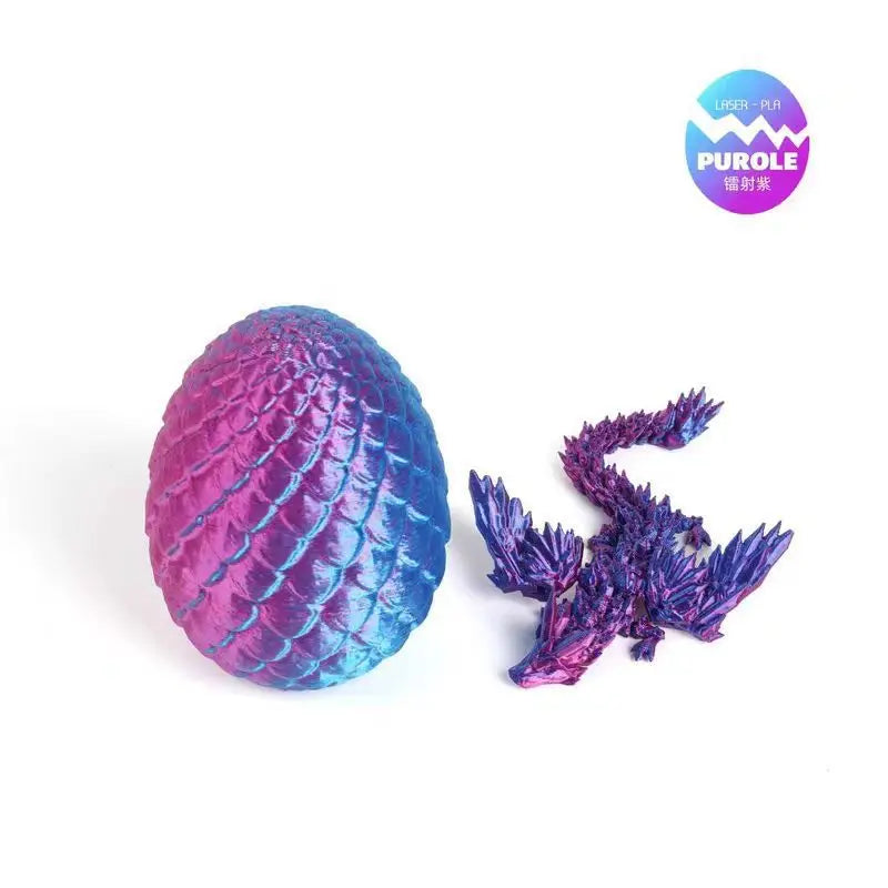 3D Printed Gradient Wings Flying Dragon Egg Set - Image 7