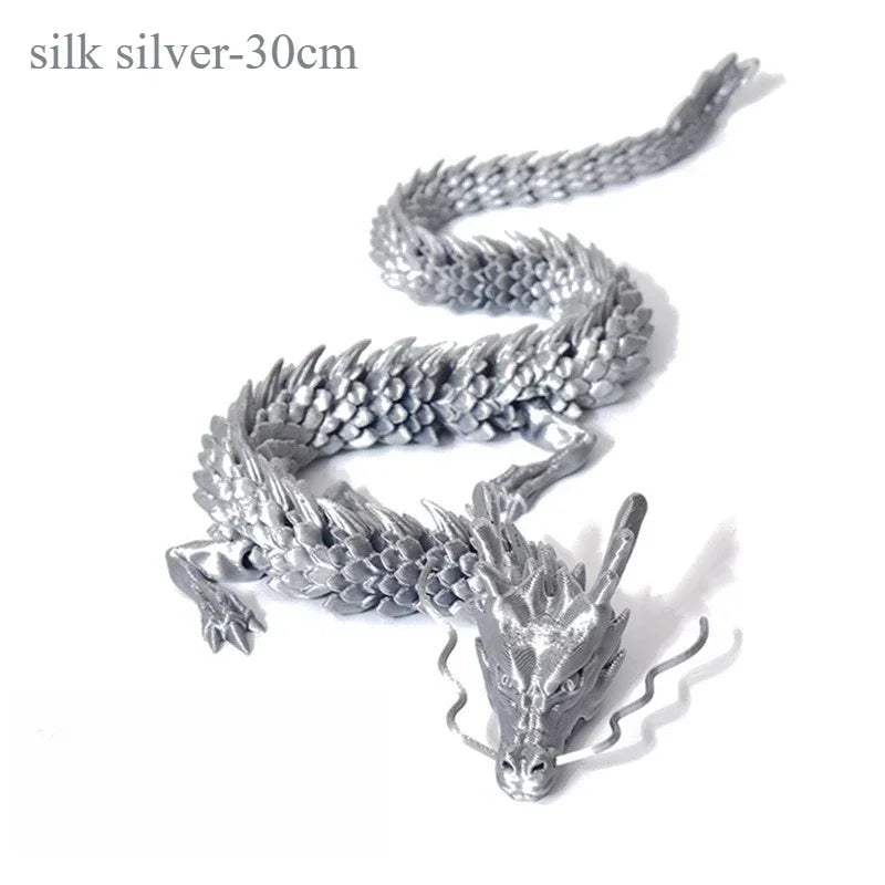 1PC Exquisite 3D Printed Chinese Dragon Ornament – Flexible Joints for Customizable Poses | Unique Anime-Inspired Collectible - Image 11