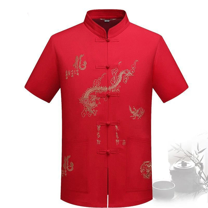 Chinese Traditional Tang Clothing Top - Image 14