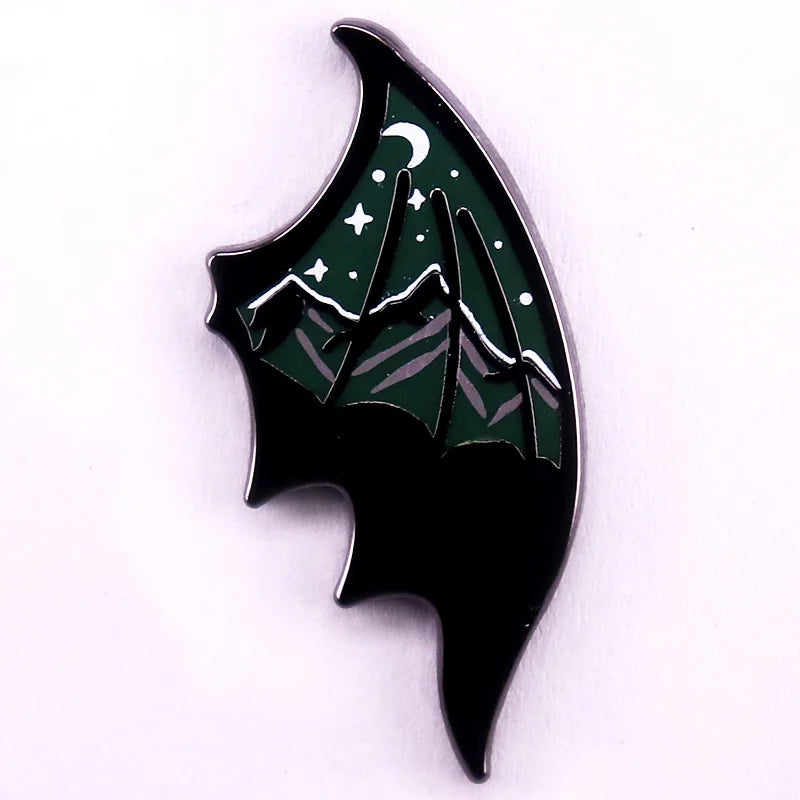 Dragon Wing Enamel Pin