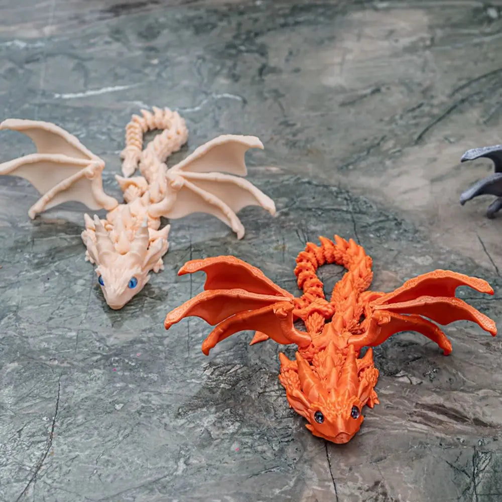 3D Printed Flying Western Dragon Toy - Image 3