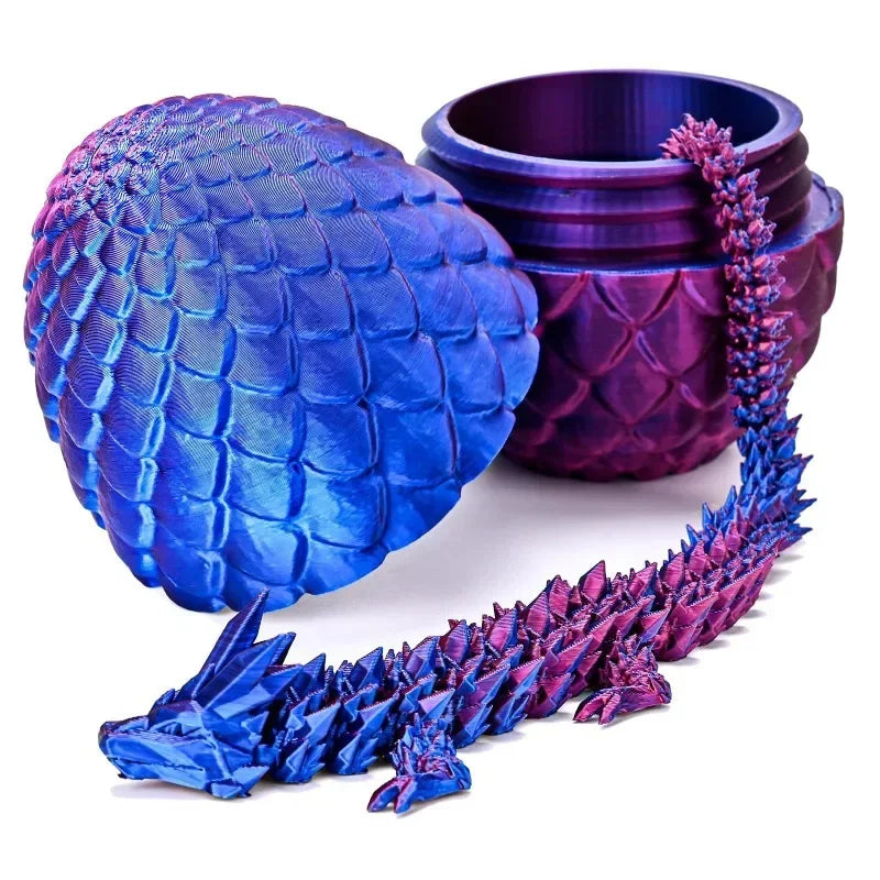 1/2PCS 3D Printed Dragon Egg with Full Articulated Dragon – Movable Desktop Toy & Collectible Ornament - Image 18