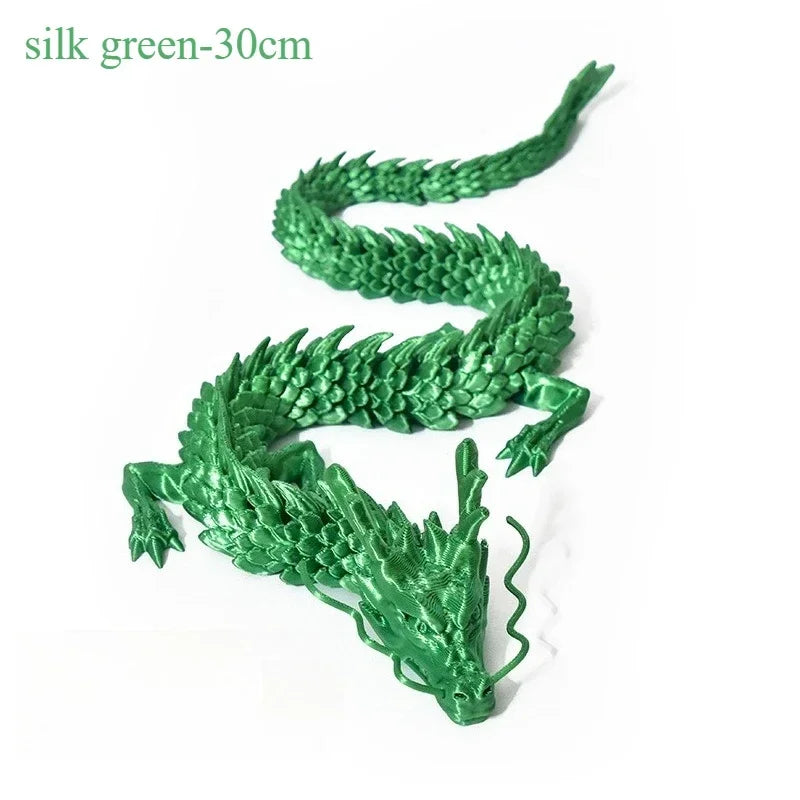 1PC Exquisite 3D Printed Chinese Dragon Ornament – Flexible Joints for Customizable Poses | Unique Anime-Inspired Collectible - Image 9