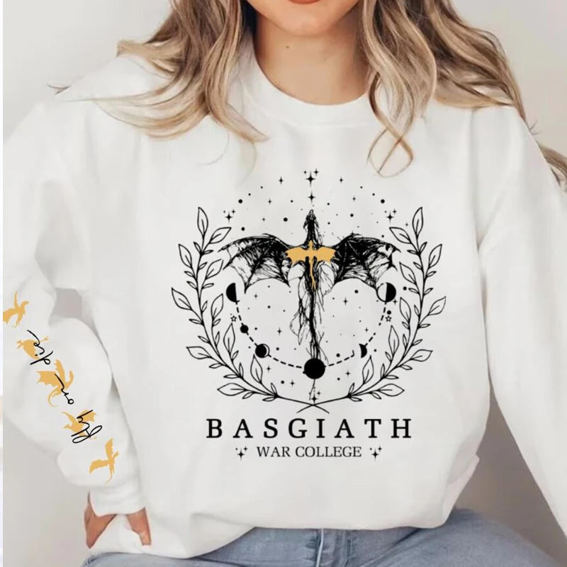 Fourth Wing Sweatshirt for Women – Basgiath War College Dragon Rider Crewneck Pullover | Fantasy Streetwear Hoodie - Image 7