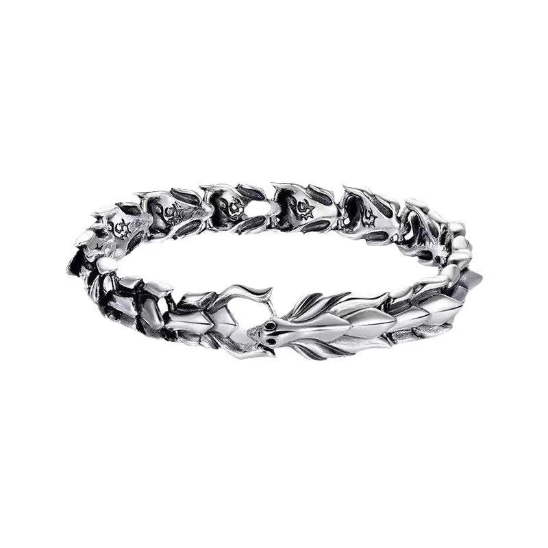 3-Color 20CM Men’s Viking Dragon Bracelet - Image 3