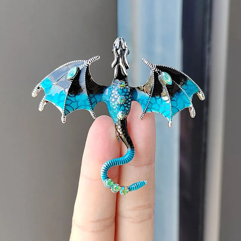2024 Enameled Dragon Brooch - Image 12