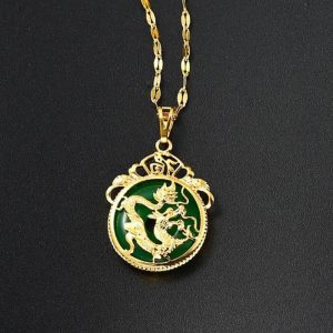 Fashionable and Creative Dragon Necklace – Personalized Trendy Lucky Amulet for Men & Women