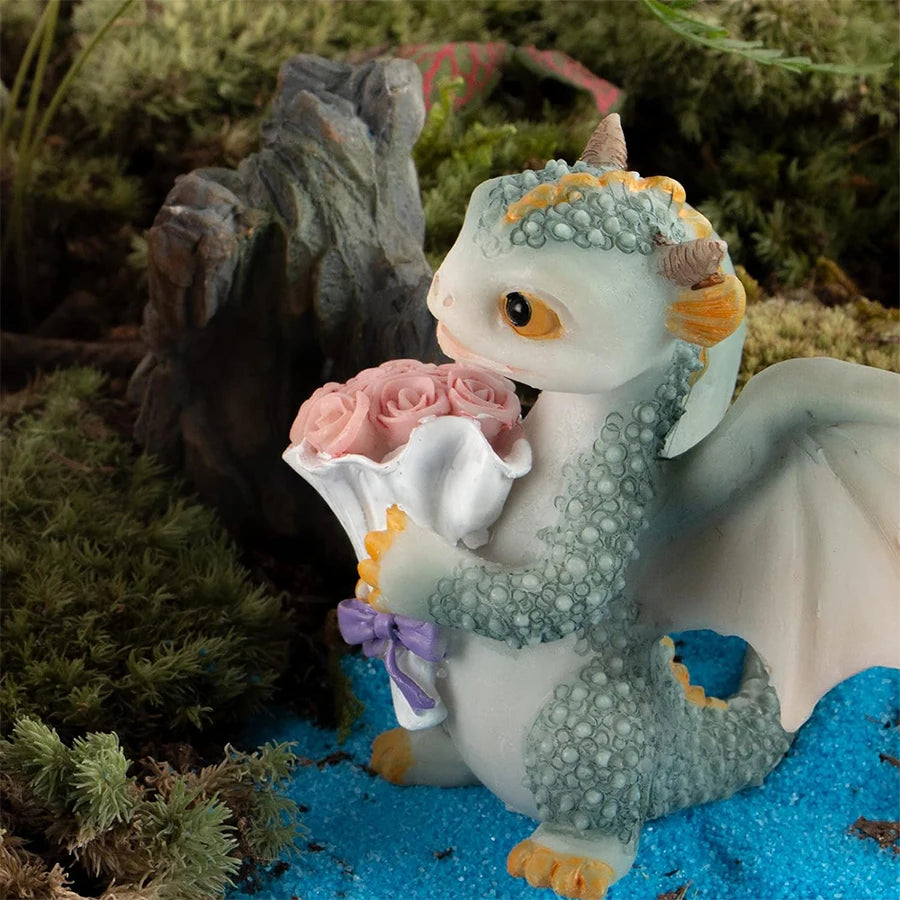 Fantasy Dragon Resin Sculpture - Image 4